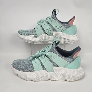 Adidas Gray and White Sneakers